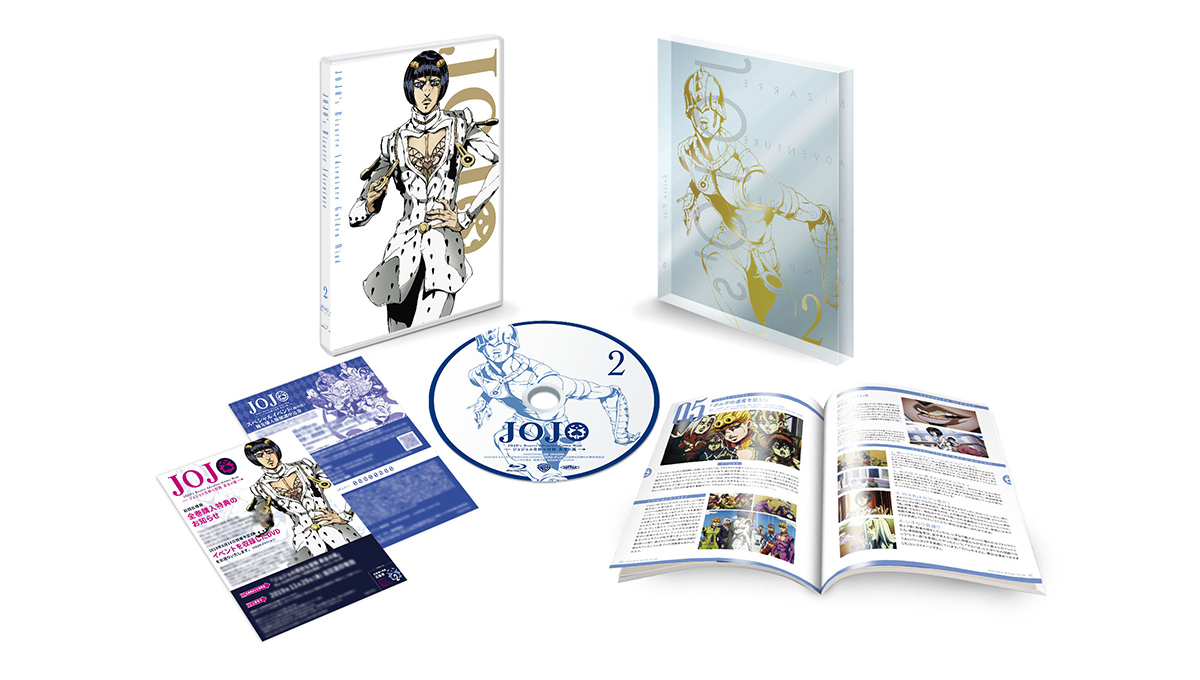 「ジョジョの奇妙な冒険 黄金の風」 Blu-ray & DVD Vol.2 初回仕様版 | Blu-ray/DVD | TVアニメ4th