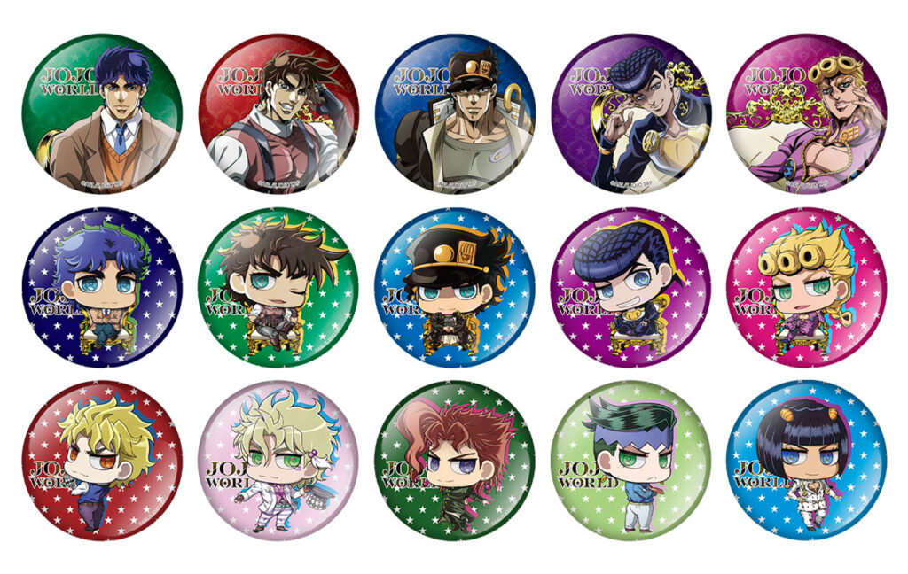 JOJO WORLD 75mm缶バッジ