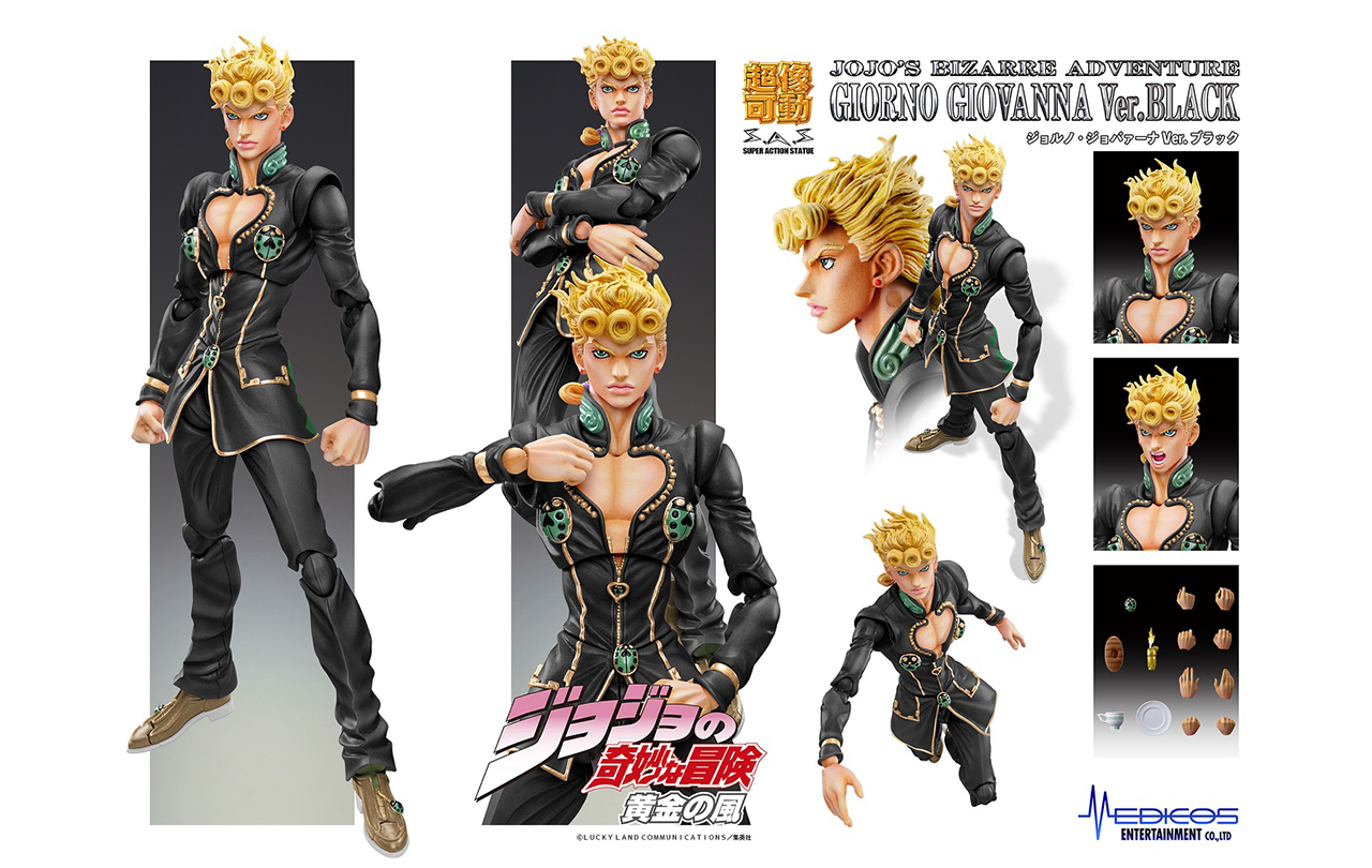 ジョジョの奇妙な冒険 第5部』超像可動「ジョルノ・ジョバァーナ Ver