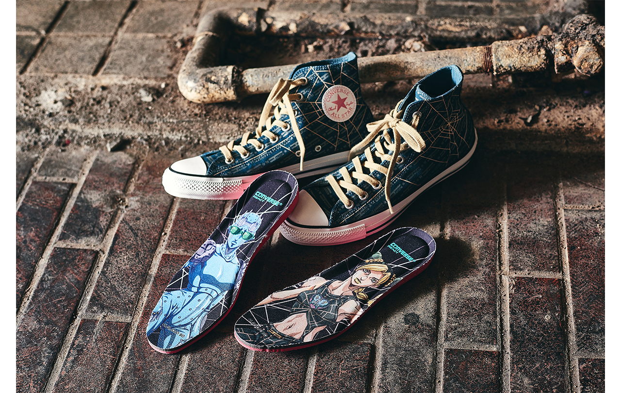 メンズ CONVERSE ジョジョの奇妙な冒険 ストーンオーシャン徐倫モデル ...