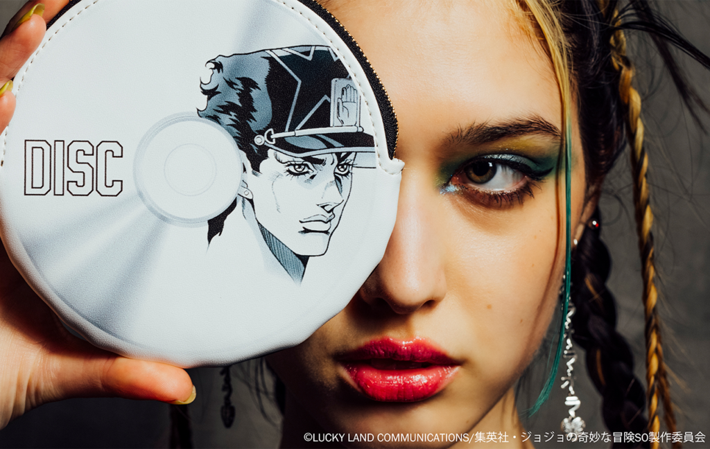 X-girl × STONE OCEAN DISC SHAPED POUCH