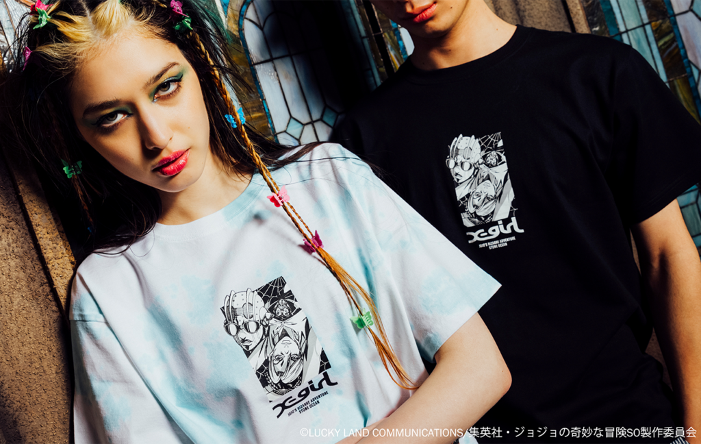 X-girl × STONE OCEAN JOLYNE S/S TEE
