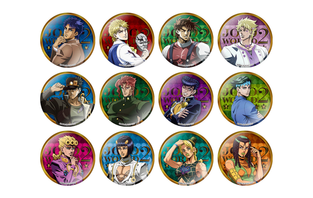 JOJO WORLD2 75mm缶バッジ
