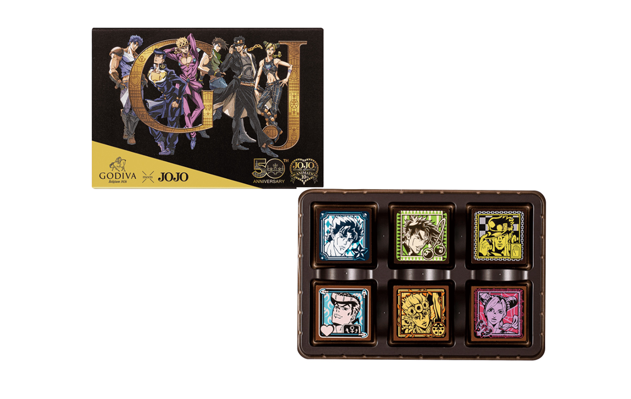 ゴディバ × ジョジョの奇妙な冒険 (6粒入) GOODS 「ジョジョの奇妙な冒険」公式ポータルサイト