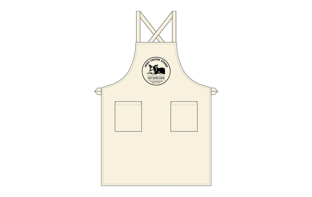 IGGY COFFEE STAND　エプロン(生成り)