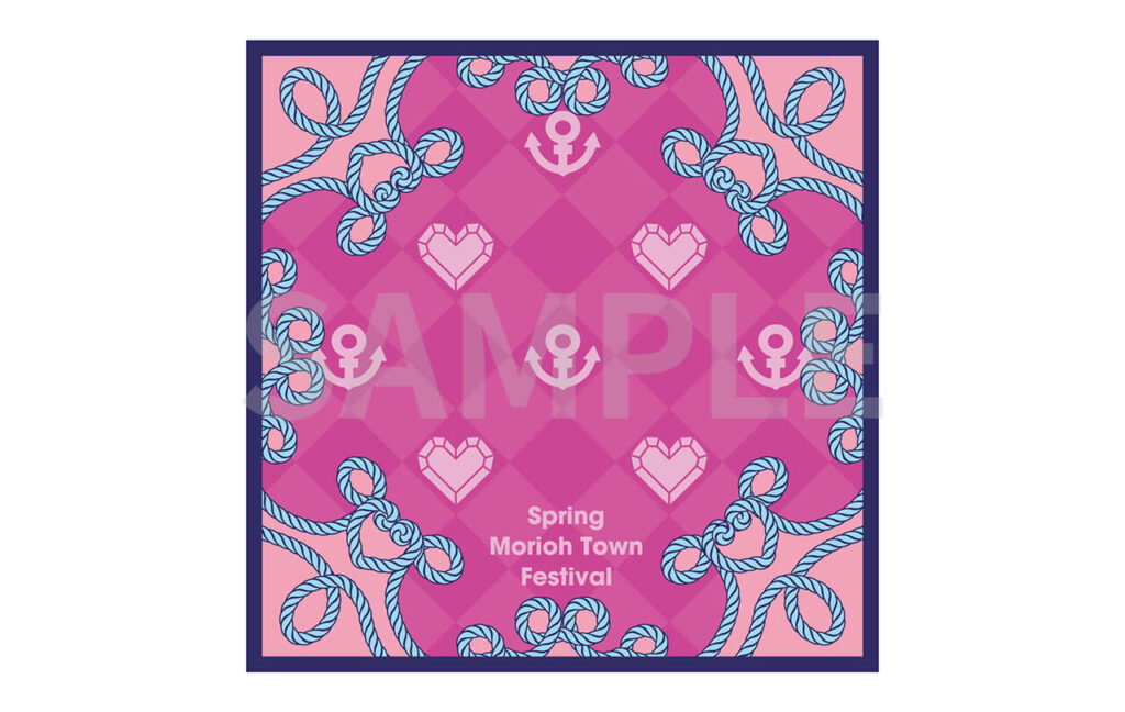 春の杜王町まつり　ハンドタオル