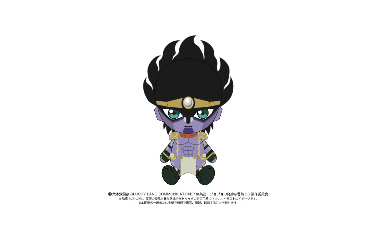 Chibiぬいぐるみ（空条承太郎/DIO/スタープラチナ/ザ・ワールド