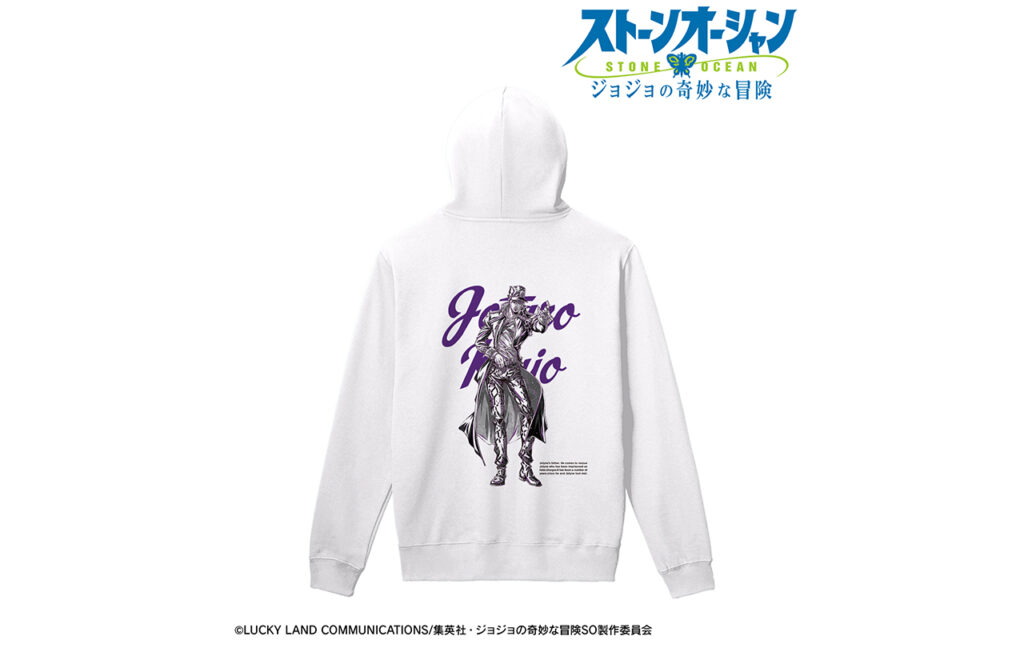 空条承太郎 Ani-Art BLACK LABEL バックプリントパーカー