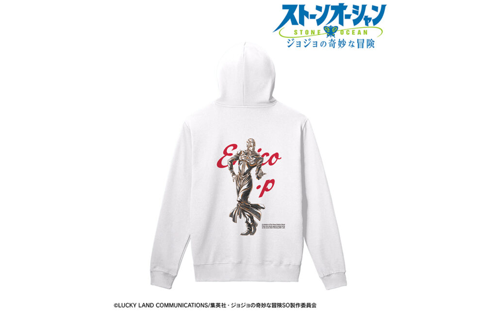 エンリコ・プッチ Ani-Art BLACK LABEL バックプリントパーカー