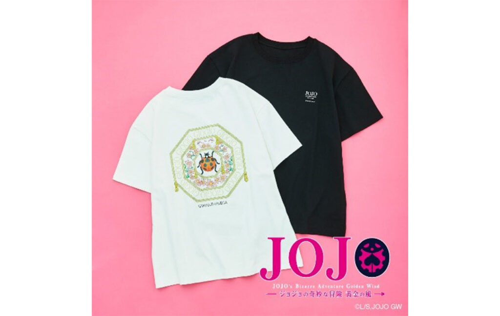 アニメ「ジョジョの奇妙な冒険　黄金の風」コラボ　Tシャツ