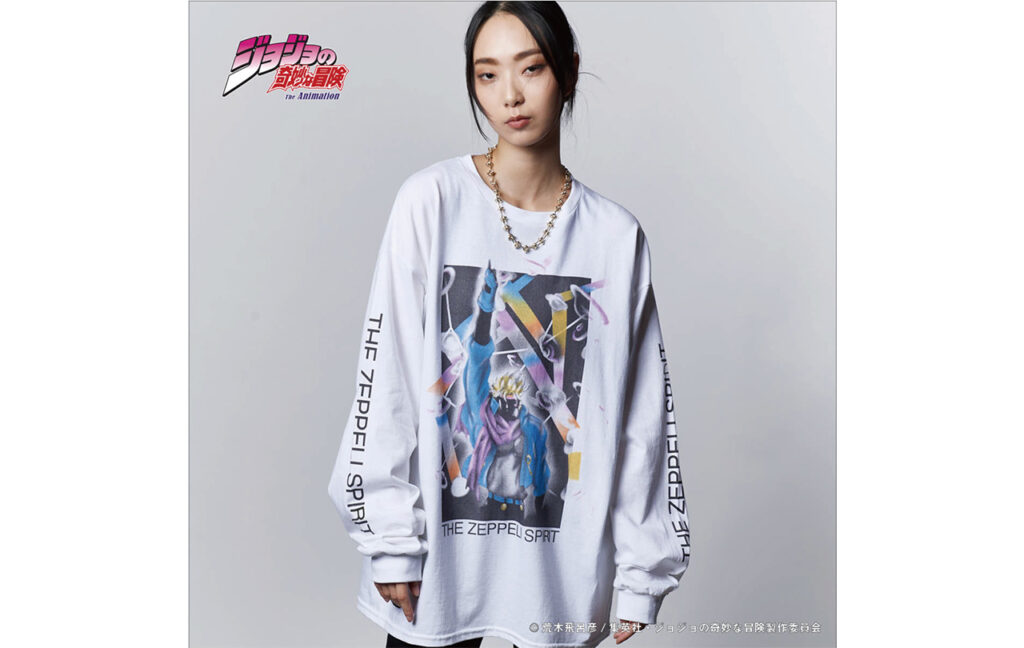 アニメ【ジョジョの奇妙な冒険】glamb ロングTシャツ