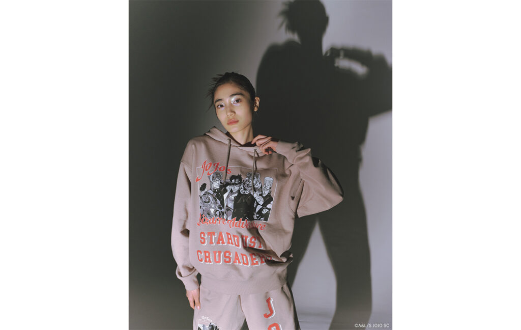 【ジョジョの奇妙な冒険 スターダストクルセイダース×X-girl】 SWEAT HOODIE