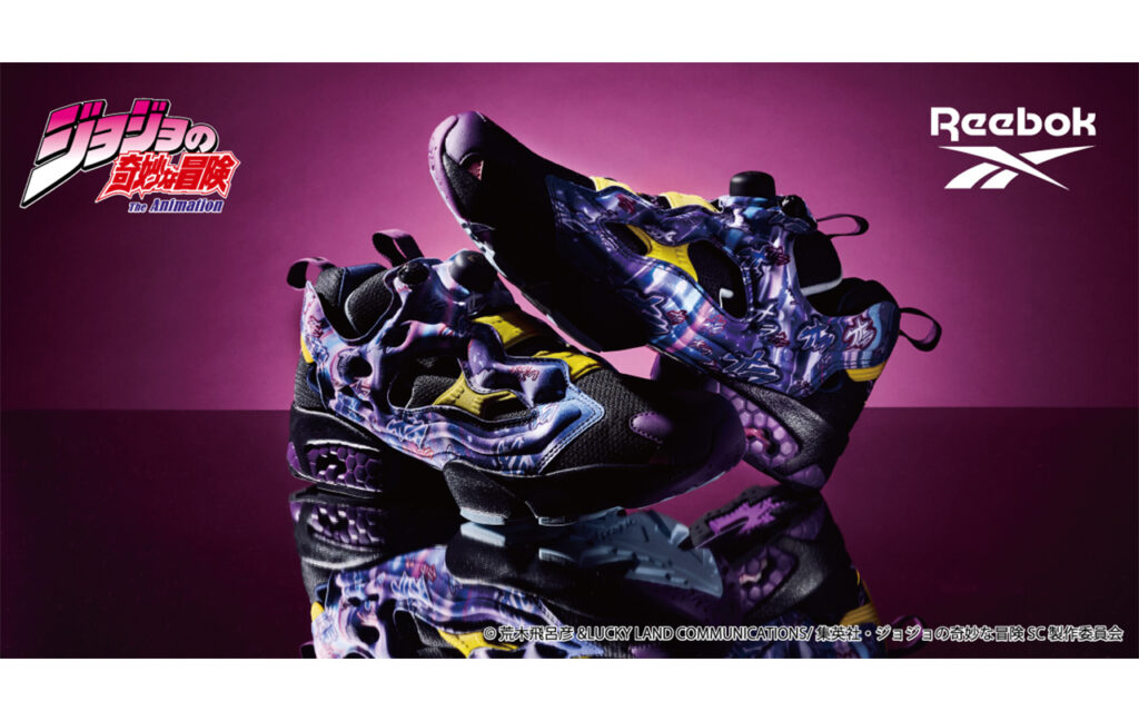 アニメ【ジョジョの奇妙な冒険 スターダストクルセイダース】Reebok シューズ