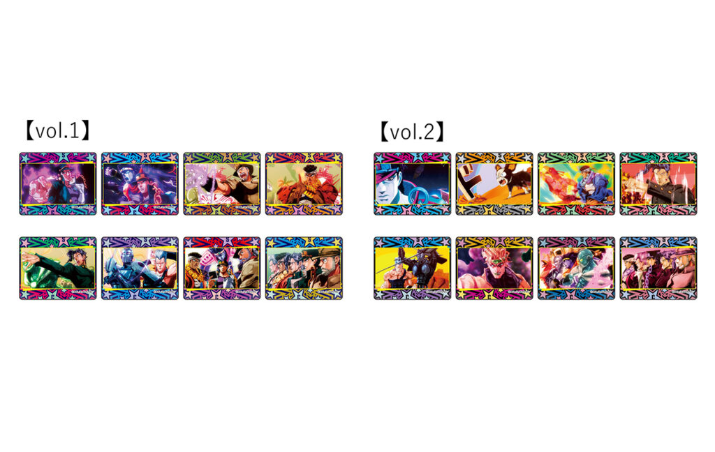 アニメ「ジョジョの奇妙な冒険 スターダストクルセイダース」場面写アクリルバッジコレクション【OPver.】vol.1／vol.2