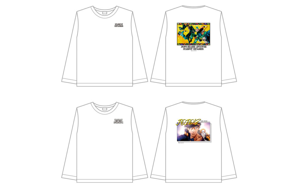 アニメ「ジョジョの奇妙な冒険 スターダストクルセイダース」ロングTシャツ