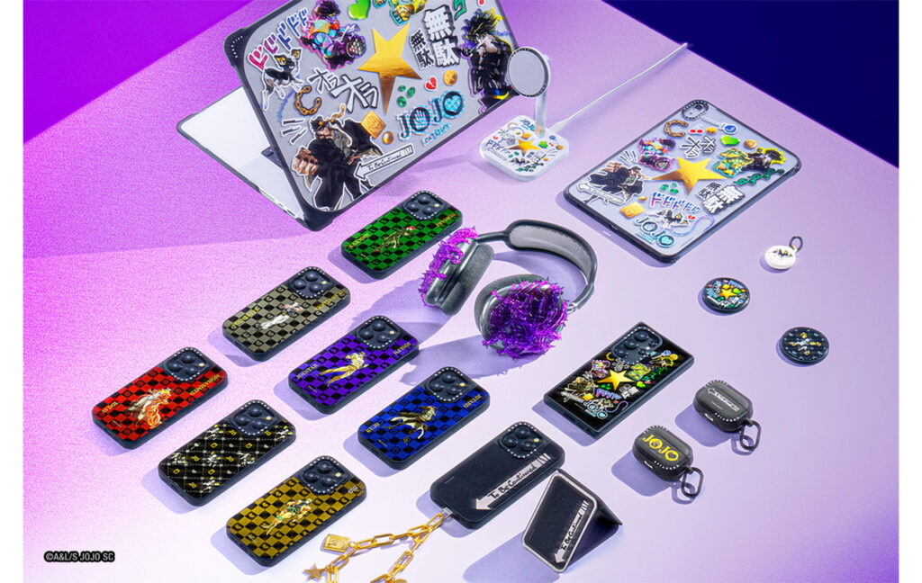 アニメ「ジョジョの奇妙な冒険 SCスターダストクルセイダース」x CASETiFY　テックアクセサリー