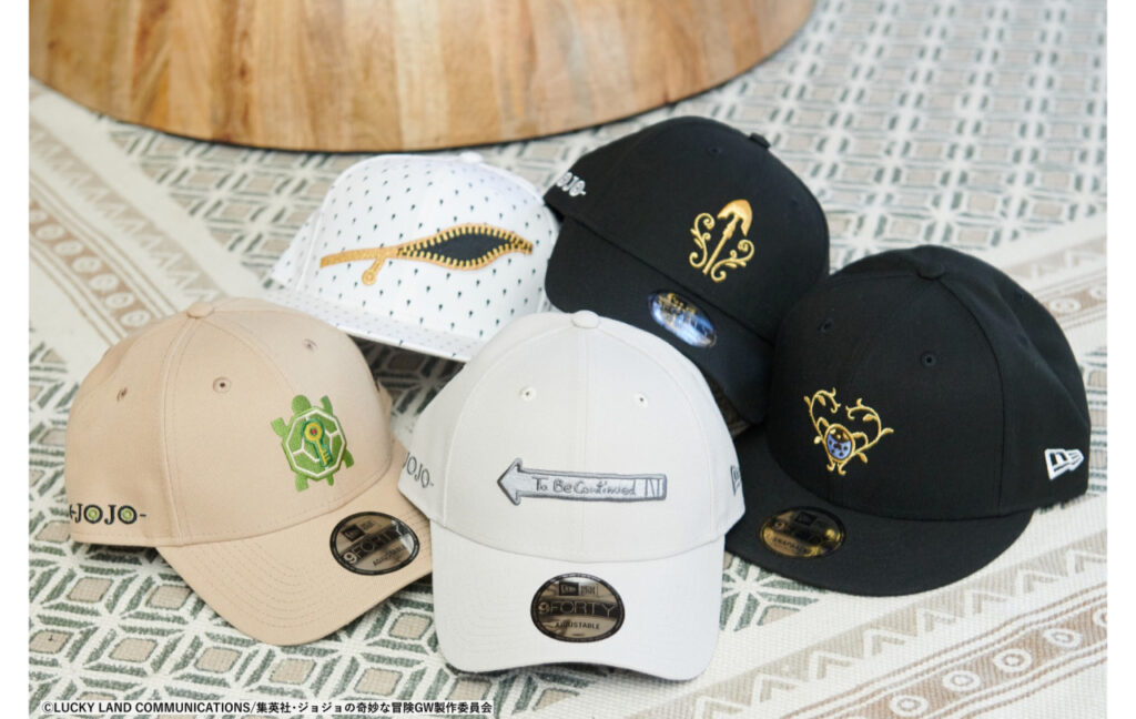 アニメ『ジョジョの奇妙な冒険　黄金の風』×NEW ERA®コラボキャップ　940VSモデル/950モデル