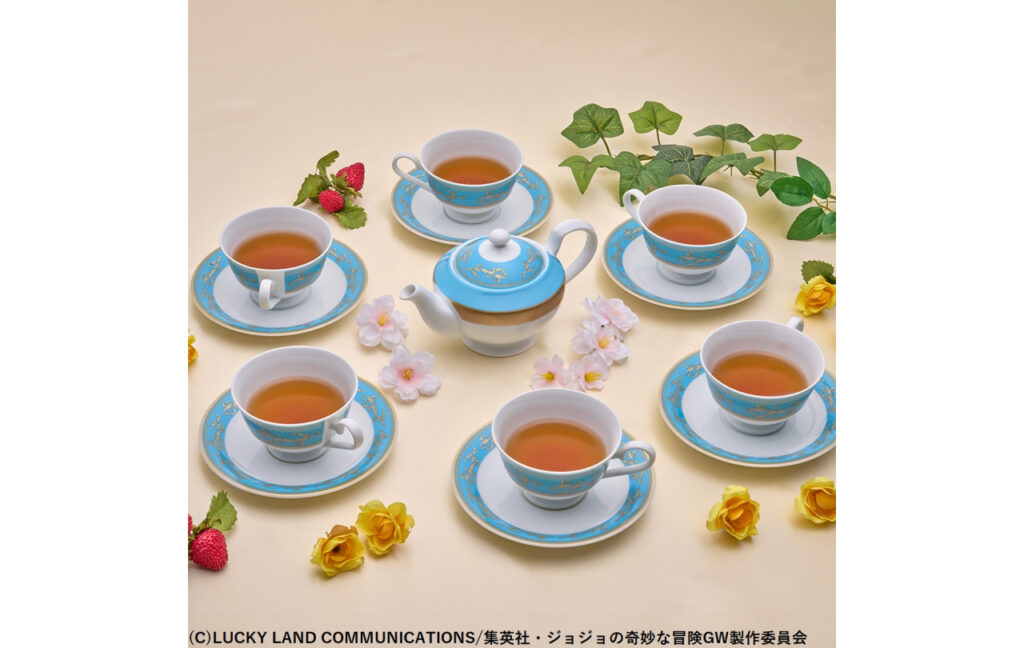 ジョジョの奇妙な冒険 黄金の風　ティーポット＆ティーカップセット