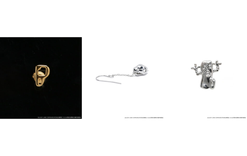 【ジョジョの奇妙な冒険 黄金の風×JAM HOME MADE】Pピアス　B・Bピアス　Mtピアス