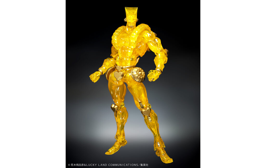 超像可動『ジョジョの奇妙な冒険 第3部』「ザ・ワールド Ver.CLEAR & GOLD」　