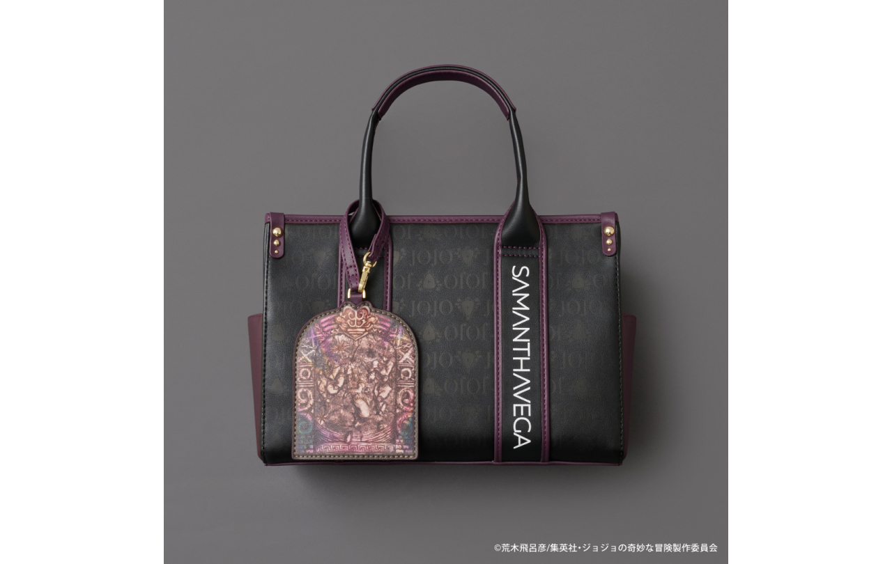 ジョジョの奇妙な冒険 戦闘潮流×SAMANTHAVEGA ロゴテープハンドバッグ
