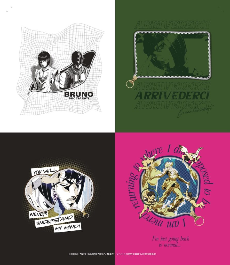 Barbour アニメ「ジョジョの奇妙な冒険 黄金の風」グラフィックTシャツ