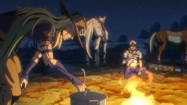 ジョジョアニメSBR3話 砂漠で生まれたならず者